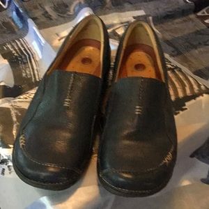 Clark’s Unstructured loafer type shoe.